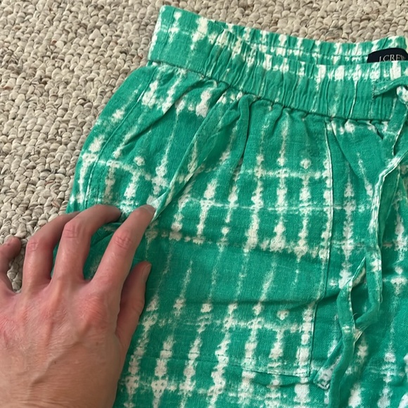 J. Crew Linen Drawstring Shorts - Picture 2 of 3